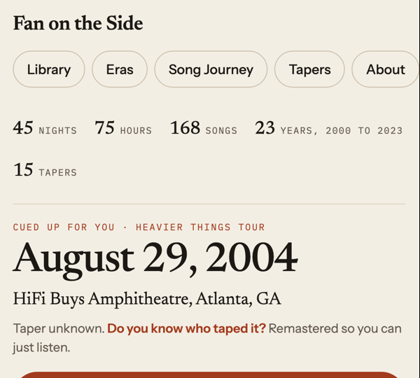 Fan on the Side screenshot